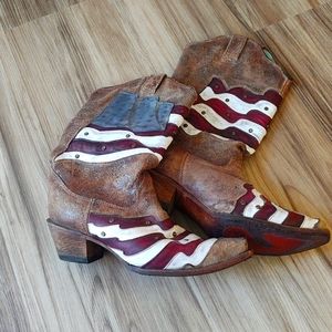 Patriotic Corral Boots Size 9